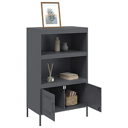 Acheter vidaXL Buffet haut anthracite 68x39x113 cm acier