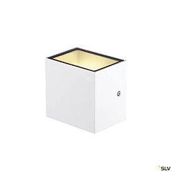 Acheter Applique extérieure SLV SITRA CUBE, blanc avec LED intégrée, 10W, 3000K, IP44