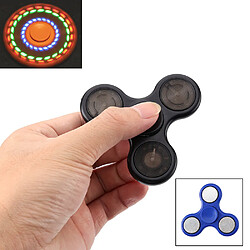 Shopinnov Hand spinner fidget spinner modele lumineux bleu