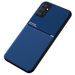 Coque en TPU + PU anti-rayures bleu pour votre Samsung Galaxy A72 4G/5G