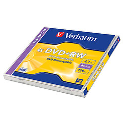 Verbatim 43228 DVD vierge 4,7 Go DVD+RW 1 pièce(s)