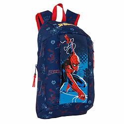 Spiderman Sac à dos Spider-Man Neon Mini Blue marine 22 x 39 x 10 cm