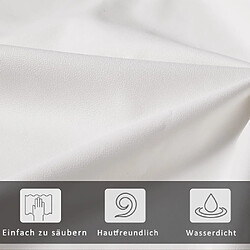 Acheter ComfortXL Lit double 160x200 cm LED, rangement hydraulique, blanc (sans matelas)