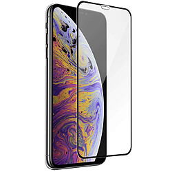 Avizar Film Écran iPhone XS Max Verre Trempé 9H Biseauté Transparent Bord noir