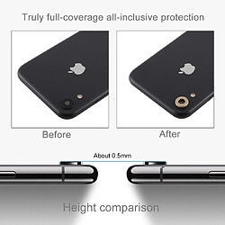 Acheter Wewoo Couvercle de bague de protection d'objectif de caméra arrière avec broche d'éjection pour iPhone XR Or