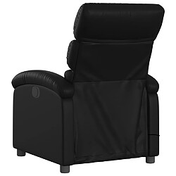 Acheter vidaXL Fauteuil de massage inclinable électrique noir similicuir