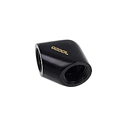 Alphacool Raccord coudé pour G1/4 Eiszapfen L-Connector (Noir)