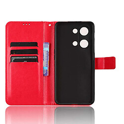 Acheter Htdmobiles Housse pour OnePlus Nord 3 5G - etui coque pochette portefeuille + verre trempe - ROUGE