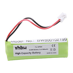 Vhbw Batterie NI-MH 500mAh 2.4V pour MEDION Life S63036, S63064, S63080, S63082, X63003 & MEDION MD82622, MD83001, MD83022, MD83272, MD83274