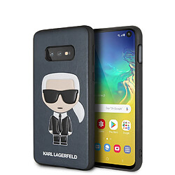 Karl Lagerfeld Coque pour Galaxy S10e Bleu