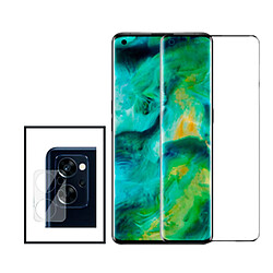 PHONECARE Kit Film Caméra Arrière + Verre Trempé 5D Full Cover pour Realme 9i - Transparent / Noir