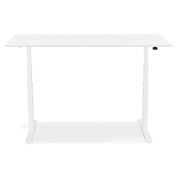 Acheter Alterego Bureau assis debout électrique 'TRONIK' blanc - 140x70 cm