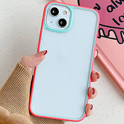 Coque en TPU + acrylique bicolore rose pour votre iPhone 13 6.1 pouces