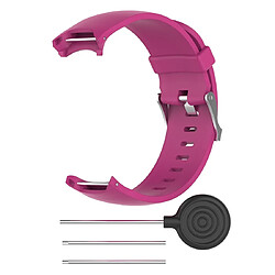 Avis Wewoo Bracelet pour montre connectée en silicone Garmin Approach S3 rose rouge