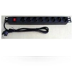 Disney 8-way Outlet strip,19`` 3meter 1U 44*44*483mm PDU 8xCEE 7/4 16A, 4000W