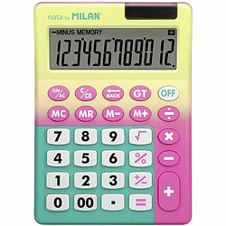 Calculatrice Milan Sunset Jaune Rose