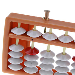 Acheter 13 tiges 5 perles en plastique abacus arithmétique math nombre comptage jouet orange