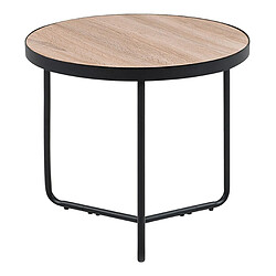 Acheter Beliani Table d'appoint Table basse MDF Bois clair MELODY