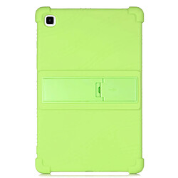 Coque en silicone avec béquille coulissante vert pour votre Samsung Galaxy Tab A7 10.4 (2020) T500