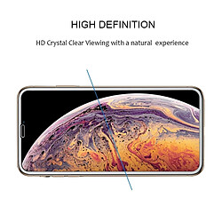 Acheter Wewoo 9H 2.5D Film de protection d'écran en fibre de carbone ultra-mince en soie de soie pour iPhone XS Max (Blanc)