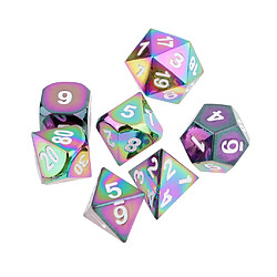 Avis Ensemble de 7 pièces en alliage de zinc arc-en-ciel pour le jeu de cartes de carte # 1