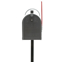 Helloshop26 Us mailbox boite aux lettres design américain argenté pied de support courrier 16_0000332