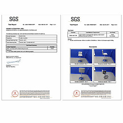 Avis Songmics Lot de 2 Tabourets de Bar Stool avec Dossier Gris LJB64G