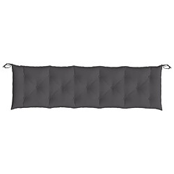 Acheter Maison Chic Coussin Confort | pouf | Coussin de banc de jardin anthracite 180x50x7 cm tissu oxford -GKD76129