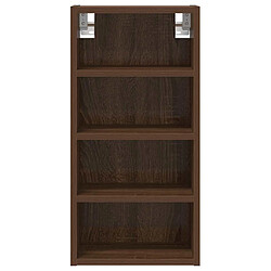 Avis vidaXL Armoire suspendue chêne marron 30x29,5x60 cm bois d'ingénierie