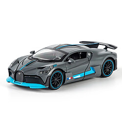 Universal 1/32 Alliage Buga Didivo Supercar Modèle Jouet Moulé sous pression Tirer Echo Jouet Lumière Cadeau pour Enfants |(Gris)