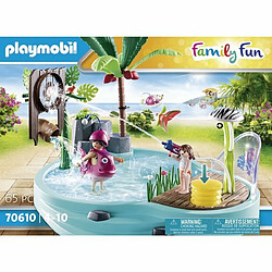 Avis Playmobil® Playmobil Family Fun Piscine avec jet d'eau