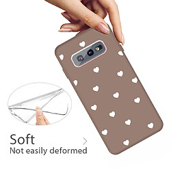 Avis Wewoo Coque Pour Galaxy S10 Multi Love Heart Pattern Housse de protection en TPU givré kaki