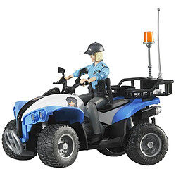 Bruder Quad Police avec Policière et Accessoires