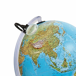 Atmosphere Globe terrestre lumineux en relief Ø 30 cm - Urano Relief