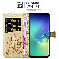 Cadorabo Coque Samsung Galaxy S10e Etui en Or