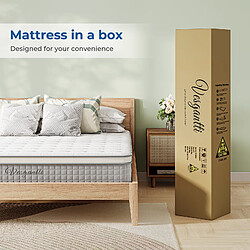 Matelas Vesgantti Boxtop 80x200cm, Épaisseur 25cm, Ressorts Ensachés + Mousse à Mémoire de Forme pas cher