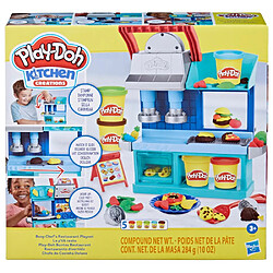 Hasbro Le P'tit Resto Play-Doh Kitchen Creations avec Pâte à Modeler et Accessoires Multicolore pas cher