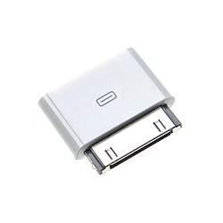 vhbw Adaptateur compatible avec Apple iPod Classic, 30GB, 40GB baladeur numérique smartphone - Câble micro-USB vers connecteur 30 broches, blanc