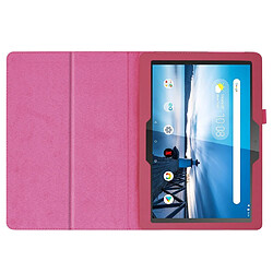 Avis Etui en PU support de litchi rose pour votre Lenovo Tab M10 TB-X605F