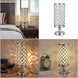 Avis Lampe De Table En Cristal De Chevet De Bureau Lampe De Lecture Chambre Décoration Argent