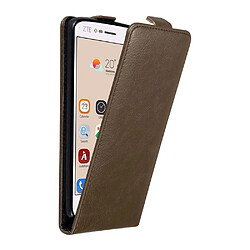 Cadorabo Coque ZTE Blade V8 Etui en Marron