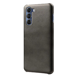 Coque en TPU + PU noir pour votre Motorola Edge S30