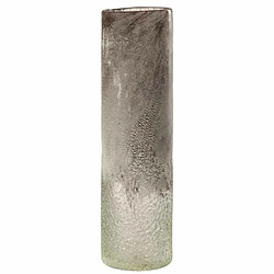 Paris Prix Vase Cylindrique Design Scavo 40cm Gris & Beige