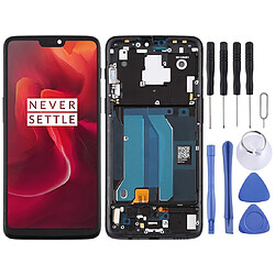 Wewoo Écran LCD TFT et numériseur complet avec cadre pour OnePlus 6 A6000 noir