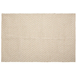 Atmosphera, Createur D'Interieur Tapis en jute croisillon au format rectangulaire - 120 x 170 cm - Beige