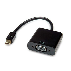 VALUE Adaptateur Mini DisplayPort VGA - Mini DP mâle - VGA Femelle - Actif - avec Une résolution allant jusqu'à 1920 x 1080/1920 x 1200 @ 60 Hz