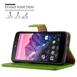 Cadorabo Coque LG Google NEXUS 5 Etui en Vert pas cher