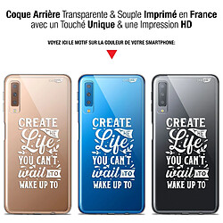 Avis Caseink Coque arrière Samsung Galaxy A7 2018 (A750) (6 ) Gel HD [ Nouvelle Collection - Souple - Antichoc - Imprimé en France] Wake Up Your Life