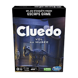 Hasbro Gaming Cluedo Vol au musée - jeu d'enquete façon Escape Game - jeu de plateau coopératif familial - a partir de 10 ans - 1 a 6 joue pas cher