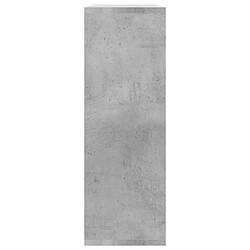 Acheter vidaXL Étagères murales Gris béton 104x20x58,5 cm Bois d'ingénierie